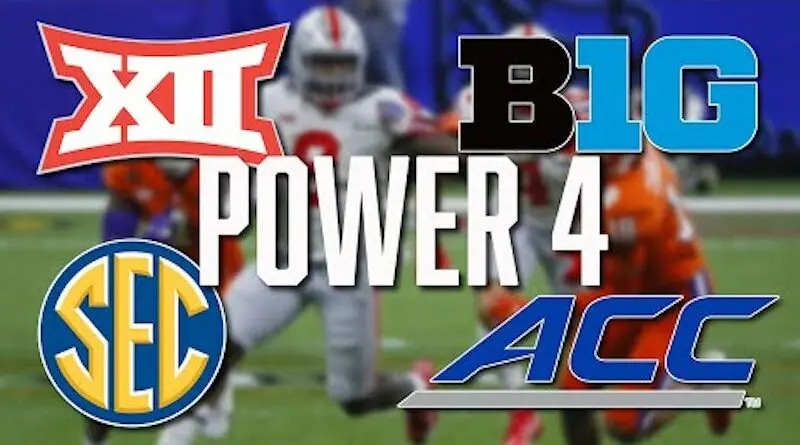 Power 4 Conferences graphic