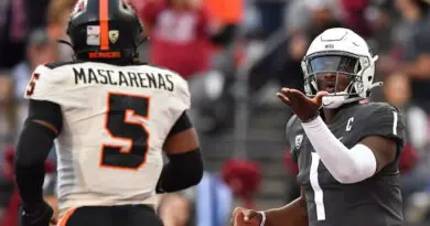 Oregon State vs Washington State football in 2023