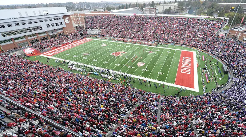 Washington State versus Washington during the 109th Apple Cup in a Pac 12 NCAA college football game Friday, Nov. 25, 2016 at Martin Stadium in Pullman.