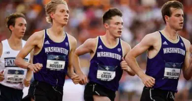 Washington runners green, houser and waskom