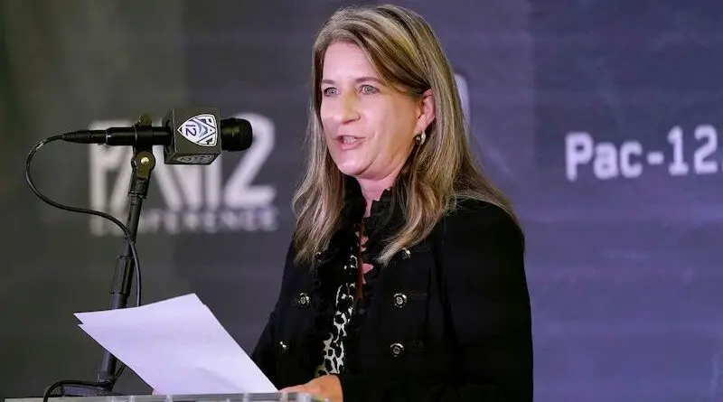 Pac-12 commissioner Teresa Gould