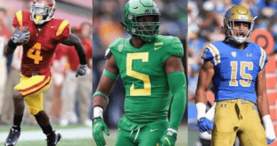 Among the best recruit from each school, USC's Joe McKnight, Oregon's Kayvon Thibodeaux, and UCLA's Jaelan Phillips are top-rated
