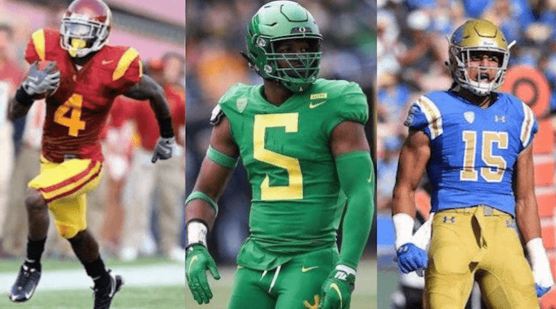 Among the best recruit from each school, USC's Joe McKnight, Oregon's Kayvon Thibodeaux, and UCLA's Jaelan Phillips are top-rated