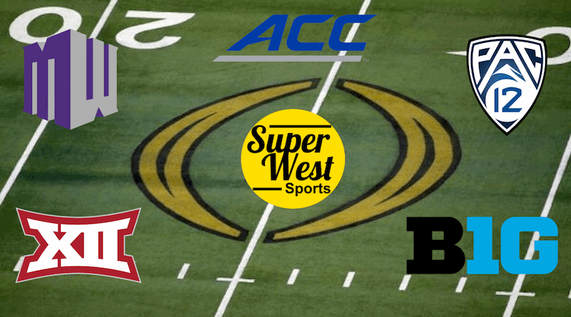 2025 SuperWest Football Schedule graphic