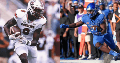 South Carolina WR Nick Harbor & Boise State RB Ashton Jeanty