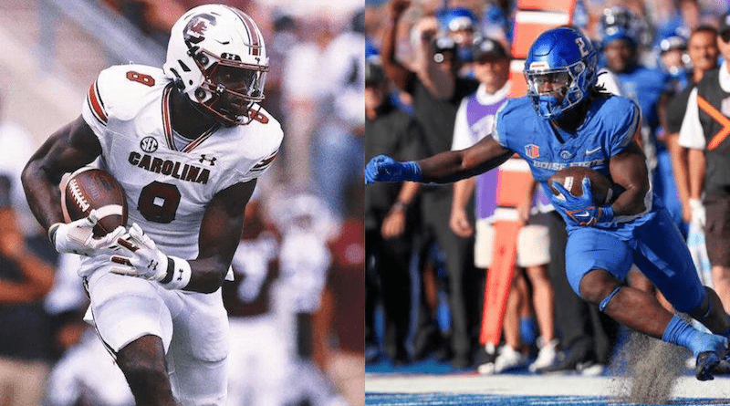 South Carolina WR Nick Harbor & Boise State RB Ashton Jeanty