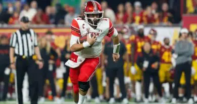 Utah football quarterback Cam Rising