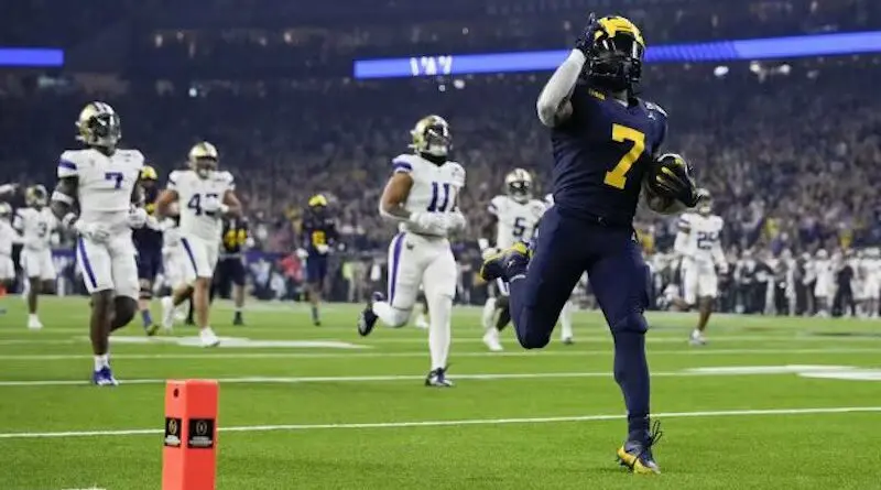 Michigan football vs. Washington in the 2023-24 National Championship Game