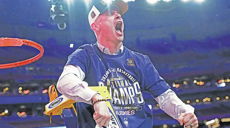 UConn men's basketball coach Dan Hurley