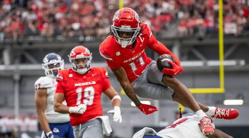 UNLV wide receiver Ricky White and the Rebels made a big statement with a rout of Fresno State on Sep 28, 2024