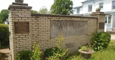 Alexander M. Scott High School Stones and Markers