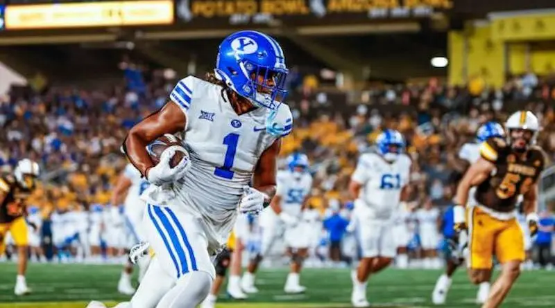 BYU football vs Wyoming in 2024
