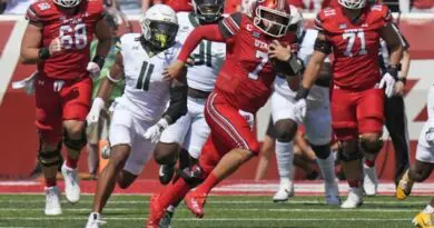 Utah quarterback Cam Rising in 2024