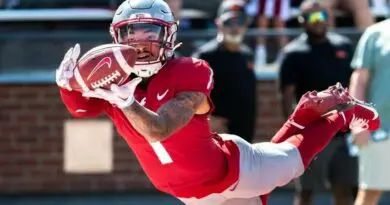 Washington State wide receiver Kris Hutson vs. Portland State in 2024