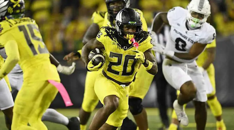 Oregon football vs Michigan State in 2024