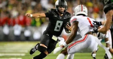 Oregon football against Ohio State in 2024