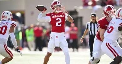 Indiana backup quarter back Tayven Jackson
