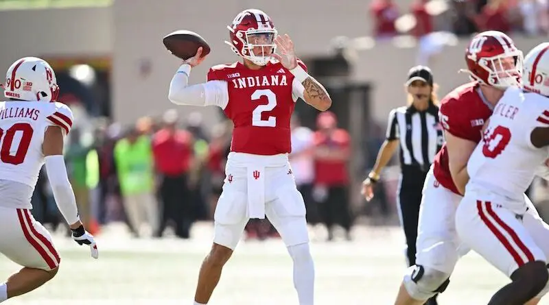 Indiana backup quarter back Tayven Jackson
