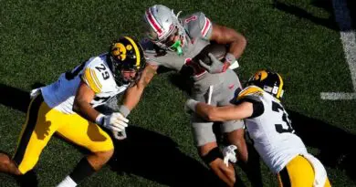 Iowa football vs Ohio State in 2024
