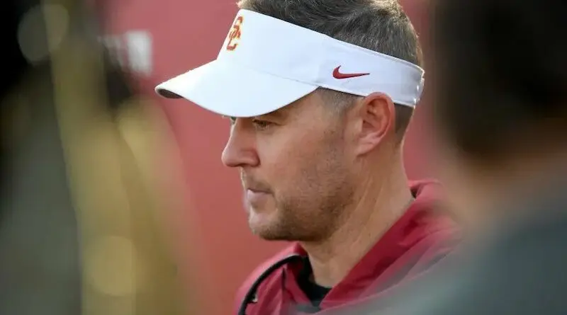 USC football head coach Lincoln Riley in 2024