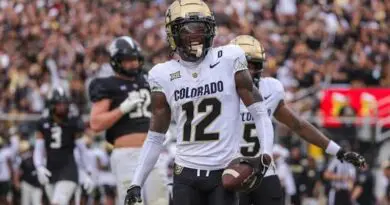 Colorado wide receiver Travis Hunter after scoring against UCF in 2024