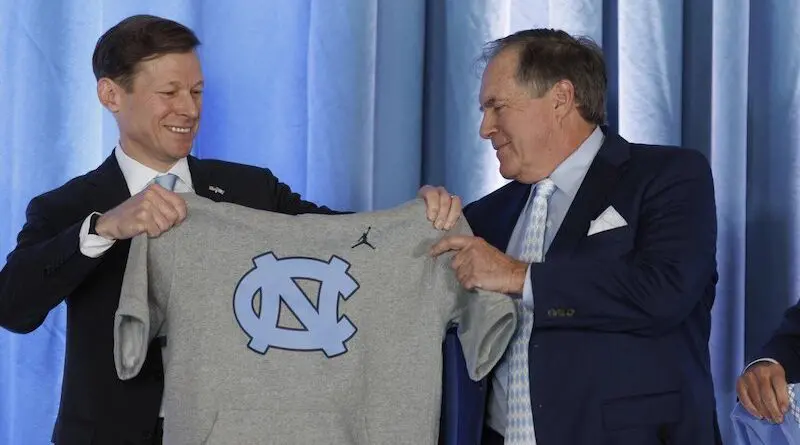 Former Patriots head coach Bill Belichick has been hired as the new head coach at North Carolina