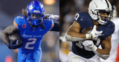 Boise State's Ashton Jeanty and Penn State's Nick Singleton