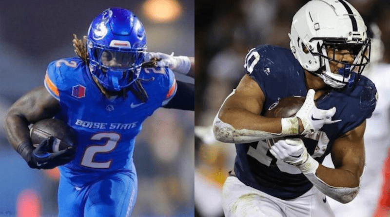 Boise State's Ashton Jeanty and Penn State's Nick Singleton