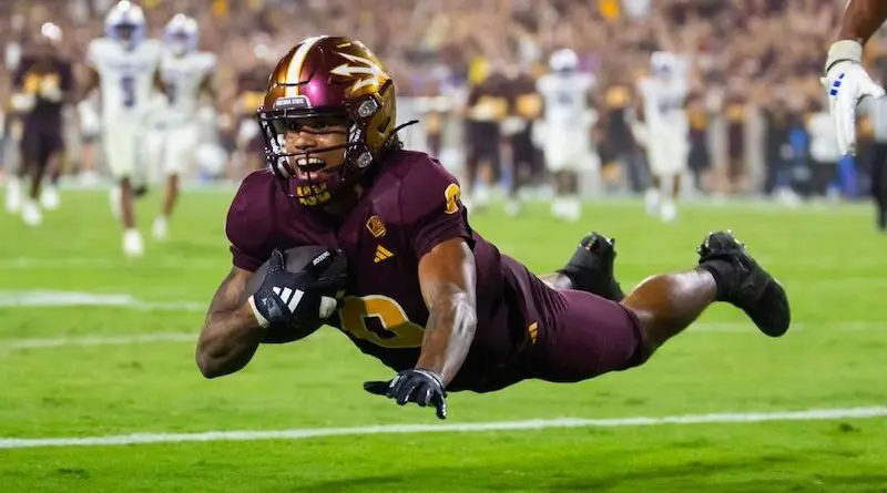 Arizona State wide receiver Jordyn Tyson in 2024