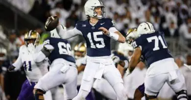 Penn State football vs Washington in a Big Ten game in 2024