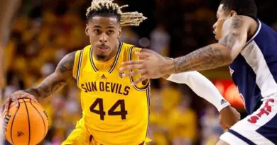 ASU's Adam Miller drives vs Arizona