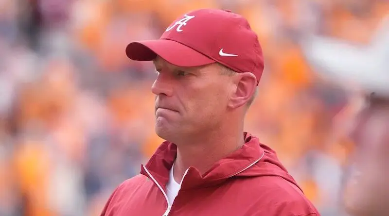 Alabama coach Kalen DeBoer in 2024