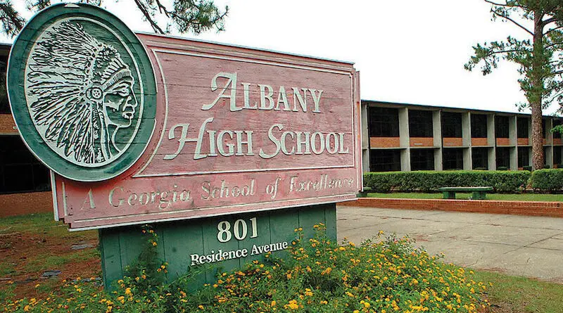 Former Albany High School in Albany, GA