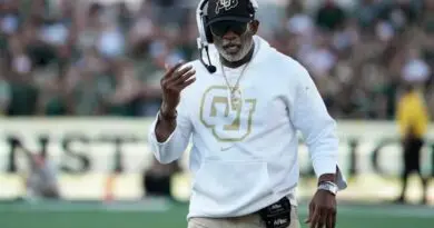 Colorado football coach Deion Sanders