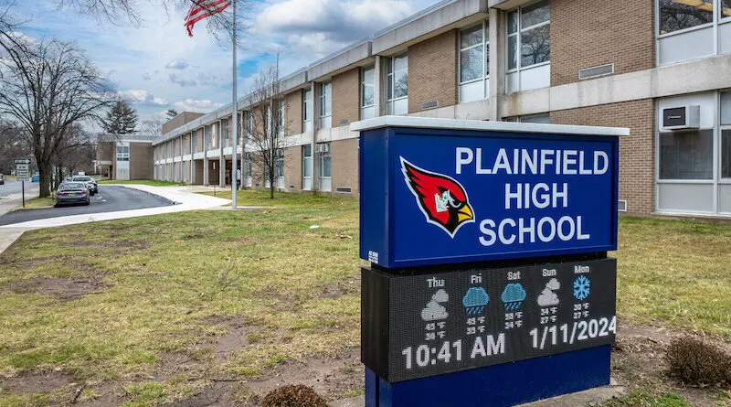 Plainfield High School in Plainfield, NJ