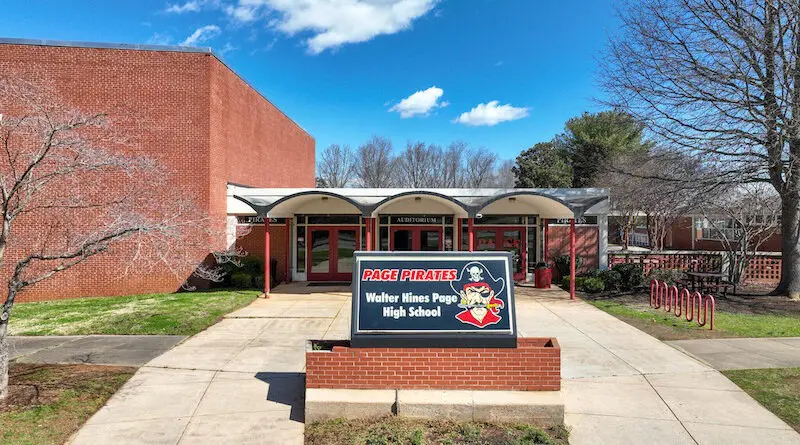 Walter Hines Page High School in Greensboro, NC