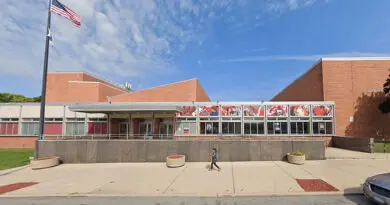 Former West Division High School, now Milwaukee High School of the Arts, in Milwaukee, WI