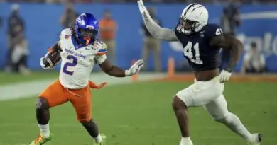 Boise State vs Penn State in the 2024-25 Fiesta Bowl
