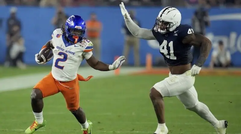 Boise State vs Penn State in the 2024-25 Fiesta Bowl