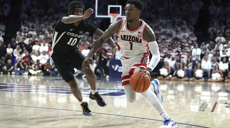 Arizona looks for the sweep over Iowa State when they travel to Ames on Saturday