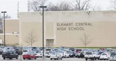 Former Elkhart Central High School (now Elkart High School Freshman Division) in Elkhart, IN