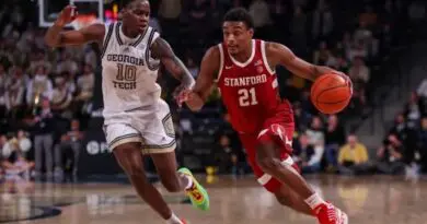 Stanford guard Jaylen Blakes vs Georgia Tech