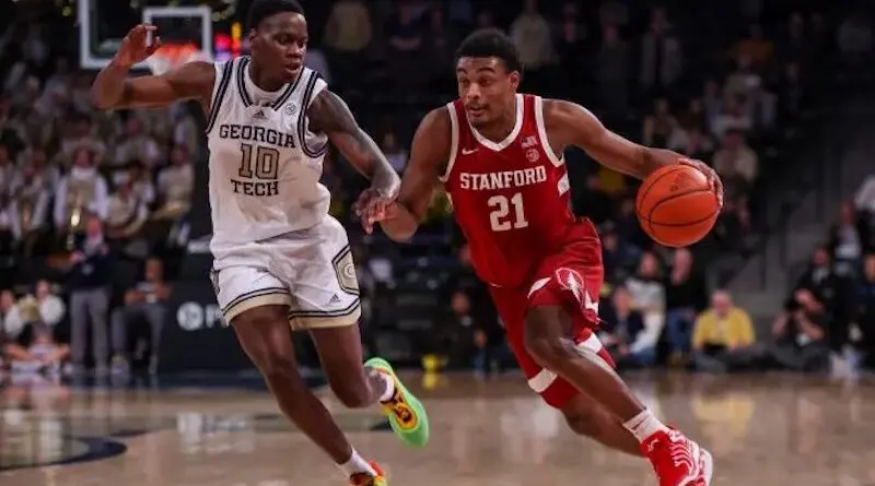 Stanford guard Jaylen Blakes vs Georgia Tech