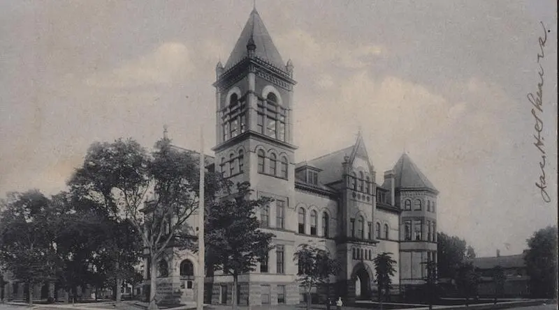 Former Racine High School in Racine, WI