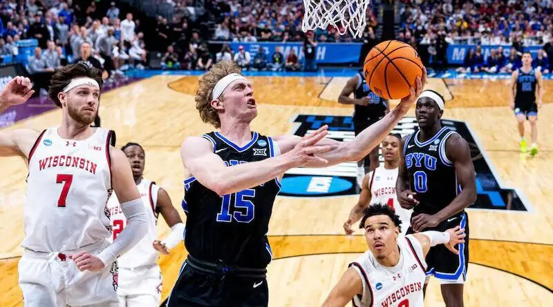 BYU's Richie Saunders vs Wisconsin