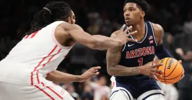 Arizona guard Caleb Love vs Houston