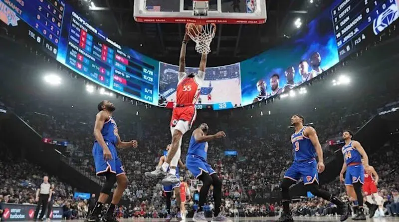 Clippers Derrick Jones Jr. vs the Knicks