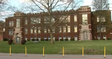 Former Follansbee High School in Follansbee, WV