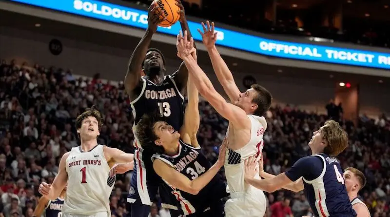 Gonzaga's Graham Ike vs Saint Mary's