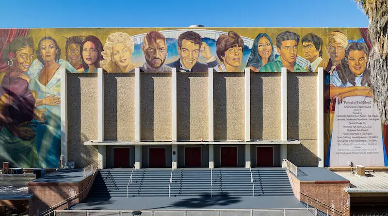 Hollywood High School in Los Angeles, CA